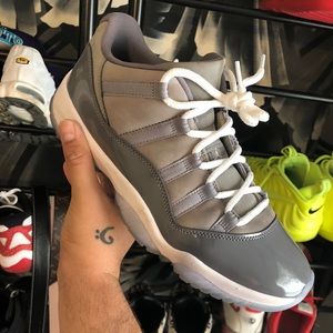 JORDAN COOL GREY 11 LOWS sz9.5
